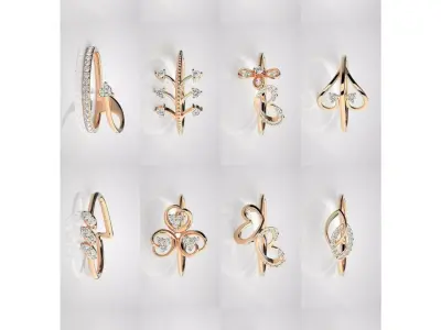 357 light weight rings 3dm stl 3D print model