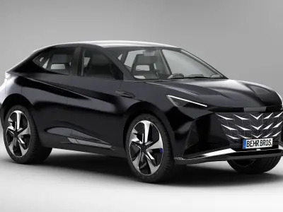  Generic Future EV SUV 