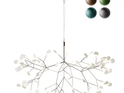 Heracleum III Suspended Suspension Light 3D model