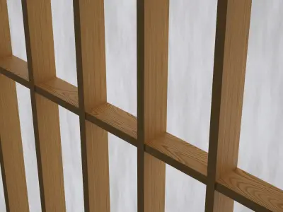 Japanese Classic Door 1 3D model