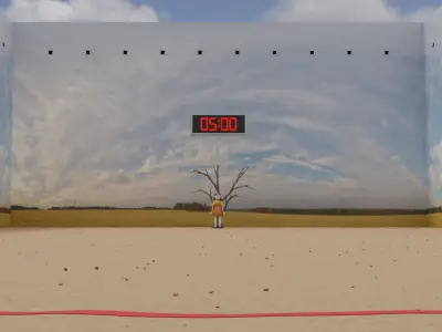 Squid Game Green Light Red Light Map 3D model