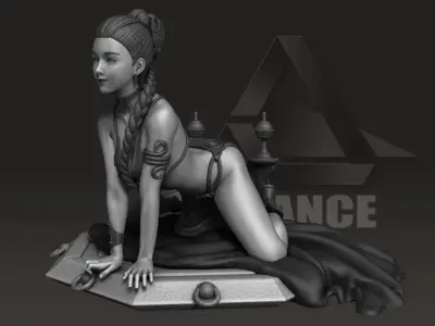 Slave Leia - Star Wars 3D print model