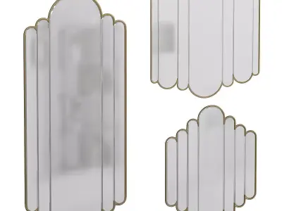 Renee Mirror AnthroHome Mirror Set 3D model