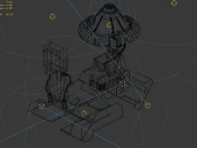 Non-functional mechanical object 24 3D model