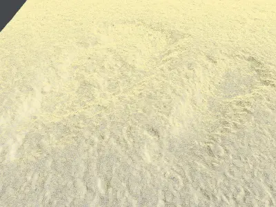 roadbump01 piece of dirt 3D model