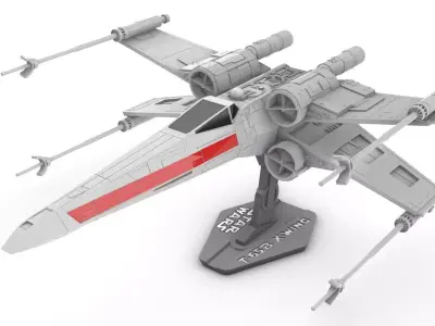 X-wing STAR WARS  3D print model