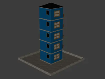 A modern apartment Free 3D model
