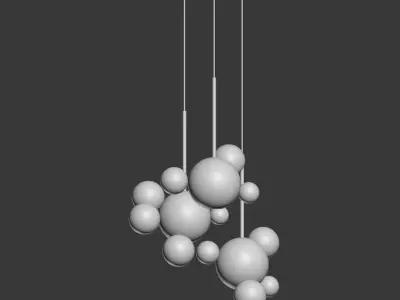 Suspension light Giopato Coombes Bolle BLS 14C Circular  3D model