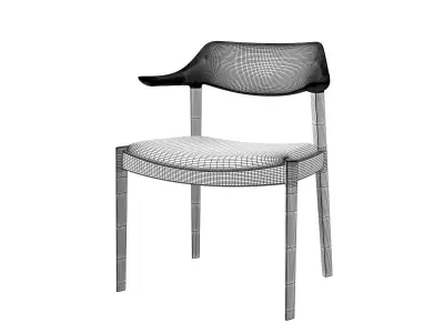 Wing Side Chair 3D model