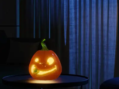 Pumpkin - Hungry Jack-o-lantern  3D print model
