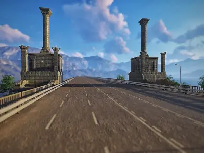 Bridge Patona Most Kiev Ukraine 3D model