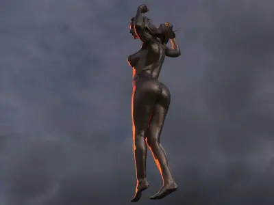 Dantes Lust Sculpted Figure 3D model