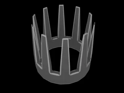 Crown v1 009 Low-poly 3D model