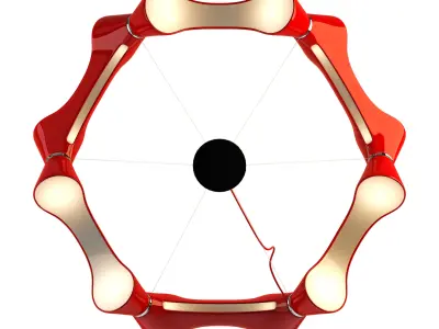 Chandelier Mantra  1563 Ora Rojo 3D model