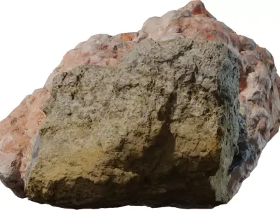 Realistic Small Rock Pack Low-poly 3D model