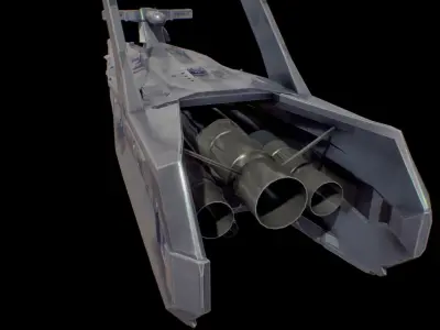 spaceship b05 3D model