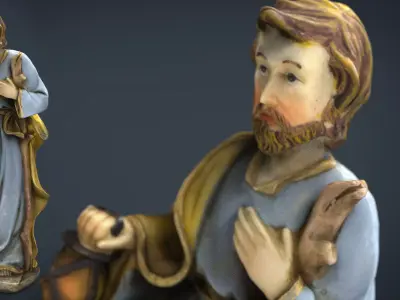 Saint Joseph Low-poly 3D model