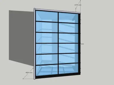 Warm wintergarden 3D model