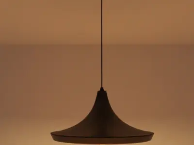 Aluminium Lamp Free 3D model