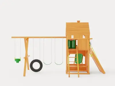 Monster Huckleberry Hideout Pgk II Low-poly 3D model