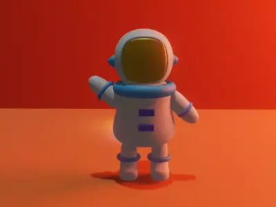 astronaut 3D model buy
