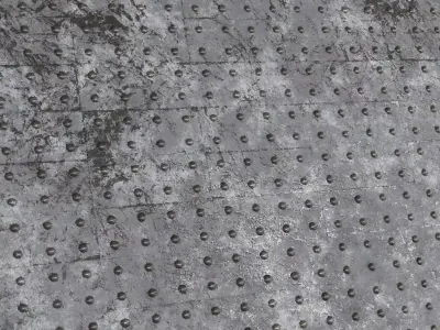 Dull Metal Panel PBR Seamless Texture