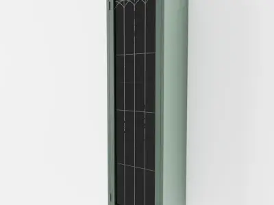 Green Cottage Kitchen Wall Cabinet 3D model