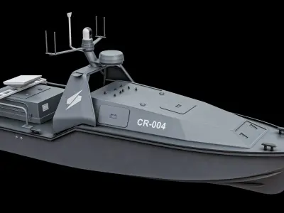  Corsair Saronic - Unmanned Robotic Autonomous Surface Vessel PBR 