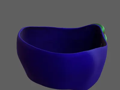Gas mask helmet 3d model scifi Low-poly  Low-poly 3D model 336