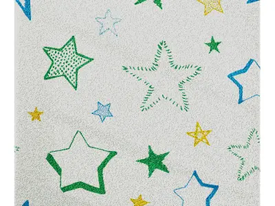 Kids Carpet Set 48 3D model