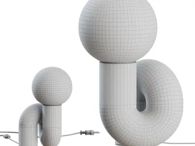 Neotenic Table Lamps by Petite Friture 3D model