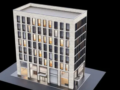 Building set 2 3D Model Pack