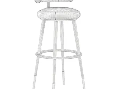 BAR CHAIR BETSY Low-poly 3D model