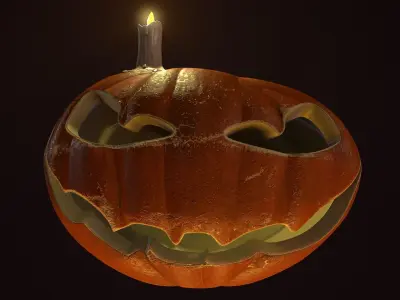 Halloween Pumpkin 3D model