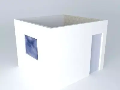 house with window Free 3D model