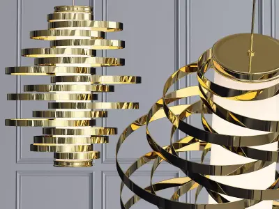 Vertigo Geometric Chandelier 3D model