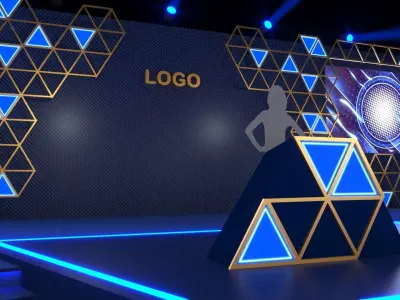 Stage Design 3D model