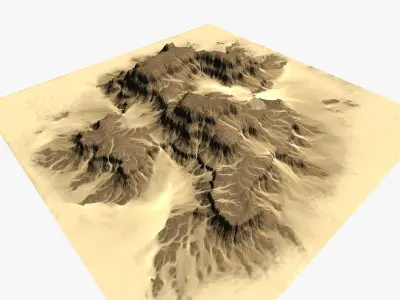 Brown C 29042015 Low-poly 3D model