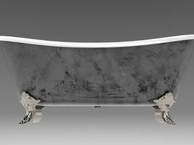 Penhaglion Clawfoot Tub Low-poly 3D model