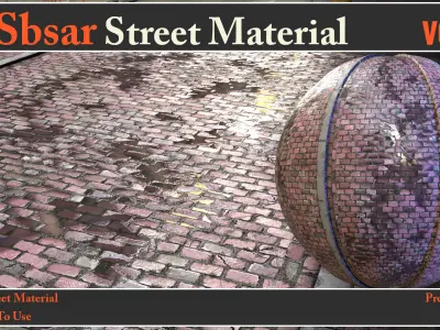 20 SBSAR Street Material VOL01 - Video How To Use Texture
