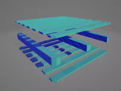 cargo pallet Free 3D model