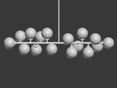 Suspension light The Mimosa Pendant 16 Plafonds by Atelier Areti 3D model