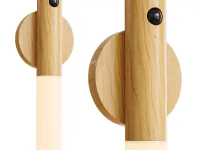 Induction Night Light Motion Sensor Low-poly 3D model