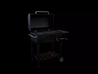 Barbeque - Gest Low-poly 3D model