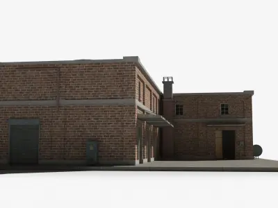 Factory xx24 Low-poly 3D model purchase