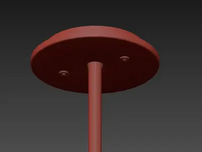 Luna Pendant in Glass and Metal by Gabriel Scott 3D model