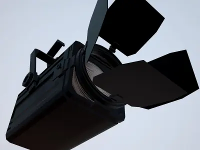 Studio Light PBR 3D model with Texture Low-poly 3D model