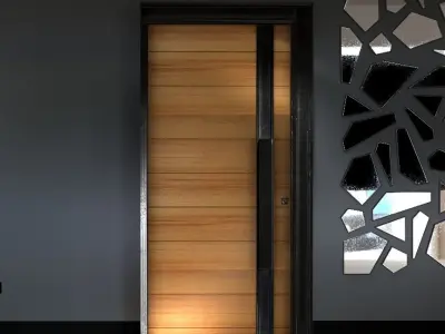 Echise Bruno - Door Set Low-poly 3D model