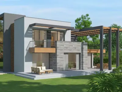 Modern Villa Design 3D model