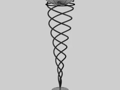 Floor Lamp A003 3D model